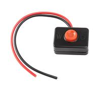 NONDK DC 12V2A Wiring Switch for Cars Adhesive Base Push Button Momentary Drive