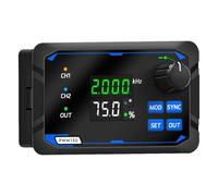 NONDK DC 5-24V Dual Signal Generator Frequency Meter Square Pulse Wave 1Hz-150kHz Output PWM150 for Electrician Tool