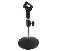 NONDK Desk Microphone Holder for Microphone Stand Metal Base Desktop Bracket for Home Live Broadcast Online Conference