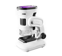 NONDK Digital Electronic Microscope with Display for High Definition Magnifier Science Teaching Toys Gift for Kids