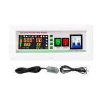 NONDK Digital Heat Thermostat Digital Temperature 5 Modes Digital Temperature Humidity Incubator Controller AC110V-220V