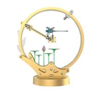 NONDK DIY Mechanical Dragonfly Model Kit Metal 3D Puzzle Art Assembly Decoration Ornaments Craft Handmade Gift
