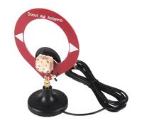 NONDK Donut MW High Impedance Resonant Medium-Wave Antenna 500kHz-2000kHz AM/MW Loop Antenna with SMA Base