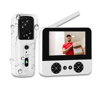 NONDK Doorbell Camera Video Intercom Two-Way Audio, PIR Motion Detection& NO WiFi/APP, Timbre Con Camara para Puerta Inalambrico