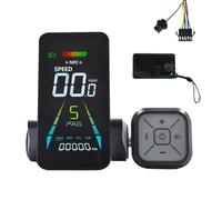 NONDK E-Bike Color LCD Display NFC Interface UART Communication 24V/36V/48V/60V Speedometer Meter for Electric Scooters SM5+ 2PIN