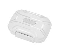 NONDK Earphone Storage Box Large Capacity Dustproof Waterproof Shockproof Earphone Box Pearl White