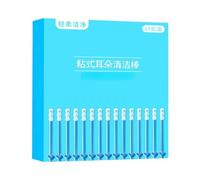 NONDK Earpick Reusable Ear Cleaner 24Pcs Silicone Earwax Remover Adhesive Ear Picks Disposable Sticks for Adults