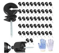 NONDK Electric Fence Insulator Screw-in for Farm Gate Wire Systems Use