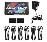 NONDK Electric Guitar Effects Power Supply Electric Guitar Effects Mini 9V Output Multiple Outputs Adapter and6pcs Cable UK Plug