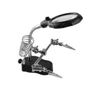 NONDK Electric Soldering Iron Welding Auxiliary Clip Magnifier Circuit Board Welding Iron Magnifying Glass Bracket Tools
