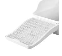 NONDK Elevated Cat Litter Trapping Mat Non-Slip Pad, Double-Layer, Adjustable Height Ramp, Easy to Clean Kitty