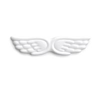 NONDK Ergonomic Non-Slip Mouse Pad Set Keyboard Wrist Rest Angel Wing Memory Foam for Computer Laptop Easy Typing