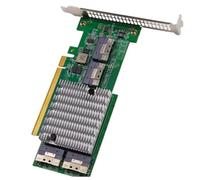 NONDK Expansion Card PLX8749 PCIe 3.0 X16 Split-Free Integrated Compatible Module Graphics Card M. 2 Nvme SSD U. 2