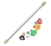 NONDK Extension Rod-17Inch Stainless Steel 5000PSI High Pressure Washer with M22 Thread and 1/4" Quick Connect