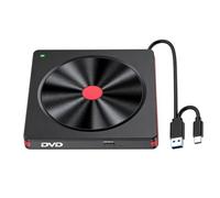 NONDK External CD DVD Burner CD Burner USB 3.0 Type-C BD/DVD/CD ROM Reader Reader DVD Player Drive for PC Laptop Desktop