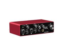 NONDK External Sound Card 2 Channel USB Audio Interface ASIO Audio Professional Sound Card for Live Recording