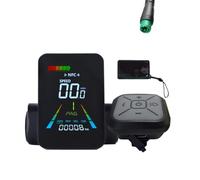 NONDK F3 E-Bike LCD Display NFC Module 24V/36V/48V/60V UART Interface Color Meter Electric Scooter Speedometer 5PIN