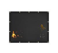 NONDK Fireproof Heat Shield for WalBehind Grill Protect Deck Fence From Grill Heat Heat Shield Grill Mat for Outdoor Grill