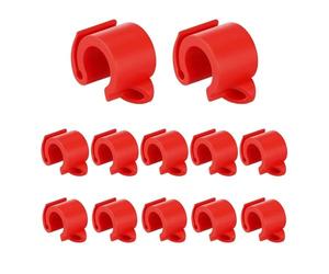 NONDK Fishing Hook Holder 10 Pack Clip-on Rod Keeper for Terminal Tackle | Simple clip-on design attaches quickly with one motion, adding minimal weight and preserving rod balance for handling.