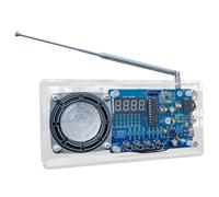 NONDK FM Radio Soldering Kit Learning Electronic Type-C Digital Display 87.5MHz-108MHz DIY Kit