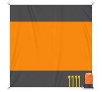 NONDK Foldable Beach Mat with 4 Corner Stakes, Sandproof Beach Blanket for Outdoor Camping Travel Hiking Vacation