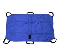 NONDK Foldable Dog Stretcher Waterproof Pet Transport Tool with 6 Handles Large Load Bearing Capacity Blue