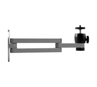 NONDK Foldable Multi-Angle Adjustable Wall Mount Bracket for Projectors- Aluminum Alloy Universal Support Stand