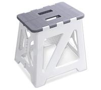 NONDK Foldable Step Stool 12.9 Inch Tall, Heavy Duty Plastic, 300 lb