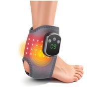 NONDK Foot Massager Red Light Heat Therapy, 3 Vibration Levels for Ankle