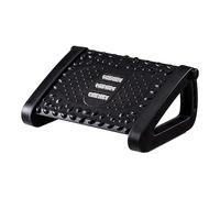 NONDK Foot Rest Stool Adjustable Foot Stepping Platform with Rollers Foot Resting Stool Comfortable Massage Pad for Gaming Reusable A
