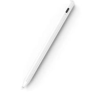 NONDK for 2 Contact Pen Stylus 11 12.9 9.7 Air 3 Mini 5 Active Pencil No Delay Drawing Pen (White)