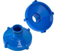 NONDK For 32mm Connection 80mm Pools System- 2 Pcs Pool Hose Adapter Replacement, Pool Skimmer Vacuum Hose Adapter