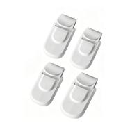 NONDK for Baby for Todler& Pet Safe Child Proof Door Latches 4pcs Snap on Portable No Drill Lock for Bedroom Doors Safety