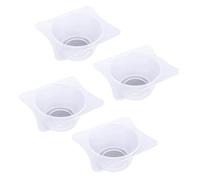 NONDK for Crafts& Painting Compatible 4 PCS Airbrush Paint Cup Strainer-PP Filter Screens, 1.30" X 0.98" Size with 0.83" Holes