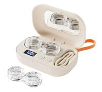 NONDK for Disposable Soft Lenses Ultrasonic Contact Lens Cleaner Cleaning Machine Portable for Colored Contacts, RGP and -K Lenses