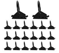 NONDK For Fixing Flatbed Trailer Goods E Track O-Rings Tie Down Anchors 20pcs E Track Accessories for Trailers Trucks