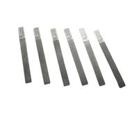 NONDK For Guitar Maintainence Maintenance Parts 6Pcs for Guitar Gauged Nut Slotting File Set DIY Slot Filing Music for Guitar Repair Tools 12-53