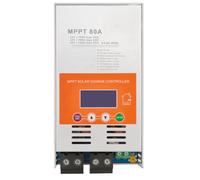 NONDK For Lithium, LiFePO4 Compatible Upgraded V124 80A MPPT Solar Charge Controller- 12V/24V/48V Automatic Auto