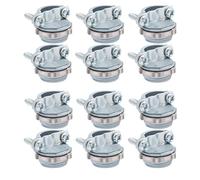NONDK for NM Cables, Wire Clamps in 12 Pack 1/2 Inch Clamp Type Cable Connectors, Zinc Alloy for Electric Wires, Metallic Conduit