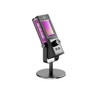 NONDK For PC Gaming Streaming RGB Desktop Microphone, Noise-Canceling Mic with Built-in Mute Button for Podcast Recording