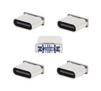 NONDK For PCB Welding 5PCS C Female Adapter Type-C Socket Charging Port 5PIN SMD SMT Type-C Female Jack DIY Repair Adapter
