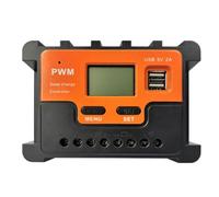 NONDK for Solar Panel for Solar Controller 20A 12V 24V AUTO LCD PWM Regulator USB Charging for PV Battery Charger Lights Baterry