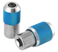 NONDK for Taps, Reamers Extractors Compatible, Tap Socket Set, 2PCS Tap Extractor Tool, 3/8" Socket Adapter Included
