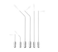 NONDK for Washing Machine& Ac Cleaning Compatible 6 Pack Stainless Steel High Pressure Washer Nozzle Kit- Straight/Side Nozzles Included