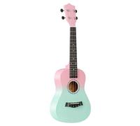 NONDK Four-String Ukulele 23-Inch Wooden Mini Guitar Two-Tone Ukulele Mini Guitar Two-Color Gradient B