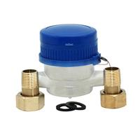 NONDK Garden Use Water Meter Water Clock Garden Calibrated Brass Water Meter Single Jet Water Meter Dry Cold Water Meter