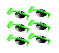 NONDK Glass for Car Convertible Top Suction Cup Clamp Set 6pcs with Sponge Pad, Class Clamps Kit for Windshield Repair Gluing