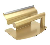 NONDK Gold Foil Dispenser and Cutter Metal Design, Non-Slip Base-for Salons Stability
