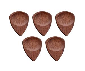 NONDK Grooved Guitar Picks, Wooden Guitar Picks, Wooden Guitar Picks for Electric, Acoustic or Guitar,C