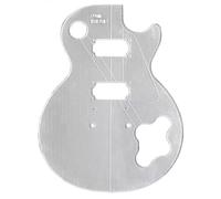 NONDK Guitar Body Mold for Luthier Guitar Repair Transparent LP Style Electric Template Guitar Making Molds for Luthier Guitar Repair Division